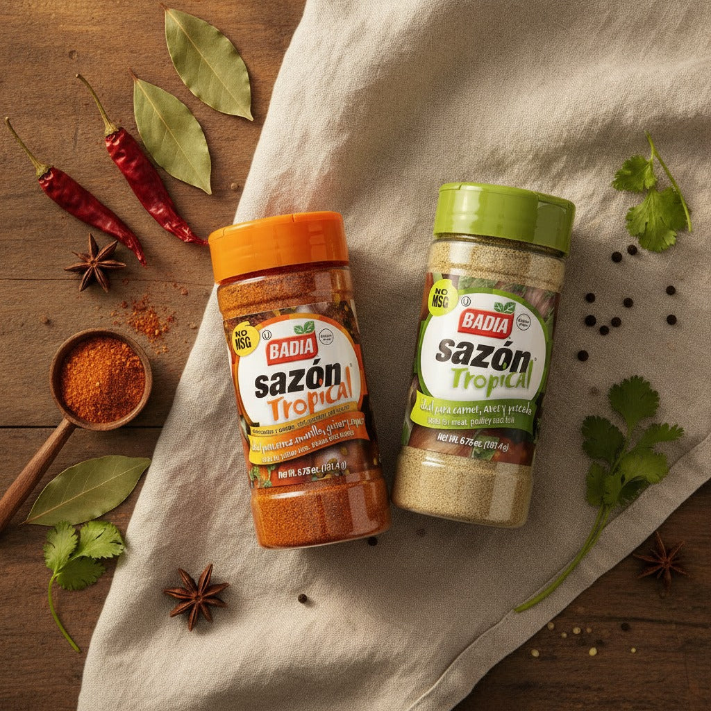 Badia Sazón Tropical & Sazón Tropical with Coriander and Annatto Bundle — lifestyle