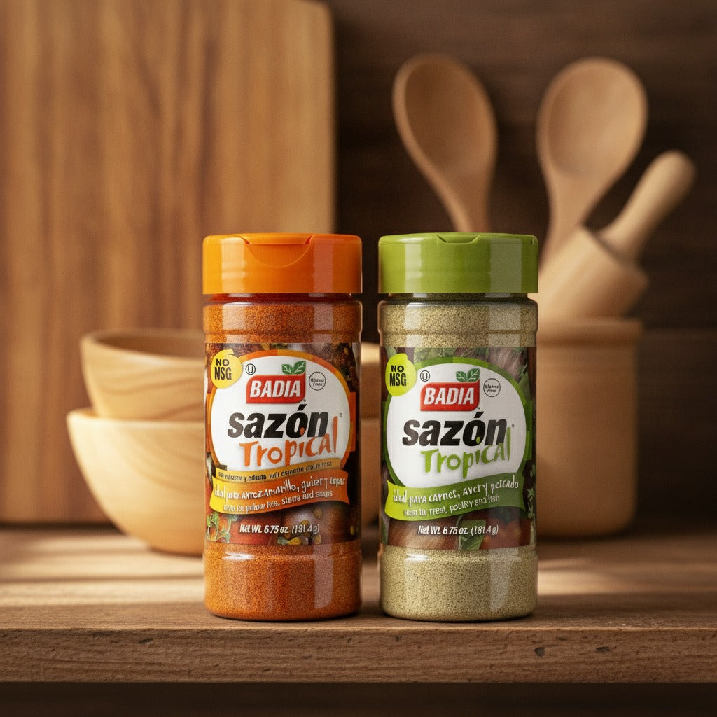 Badia Sazón Tropical & Sazón Tropical with Coriander and Annatto Bundle — lifestyle