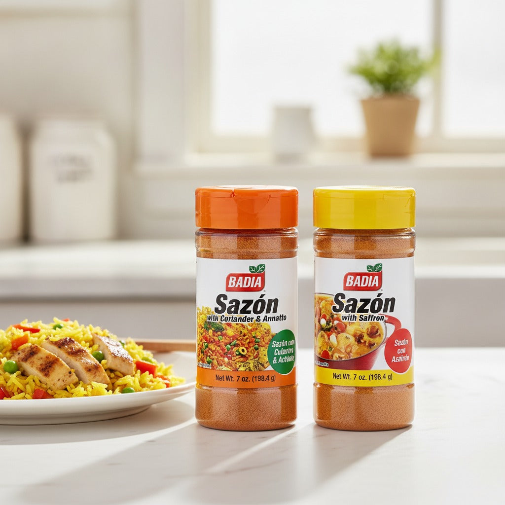 Badia Sazón with Saffron & Sazón with Coriander and Annatto Bundle — lifestyle