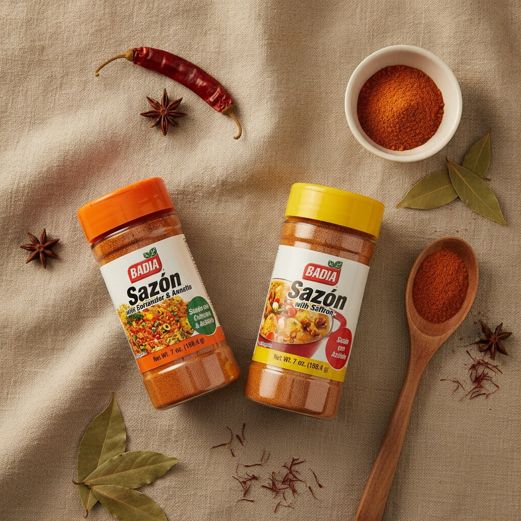 Badia Sazón with Saffron & Sazón with Coriander and Annatto Bundle — lifestyle