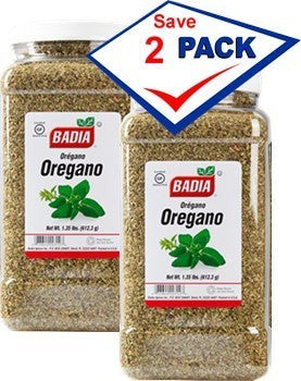 Bodega Badia Oregano Whole, 1.35 lb jars, pack of 2. Mediterranean herbs for cooking.