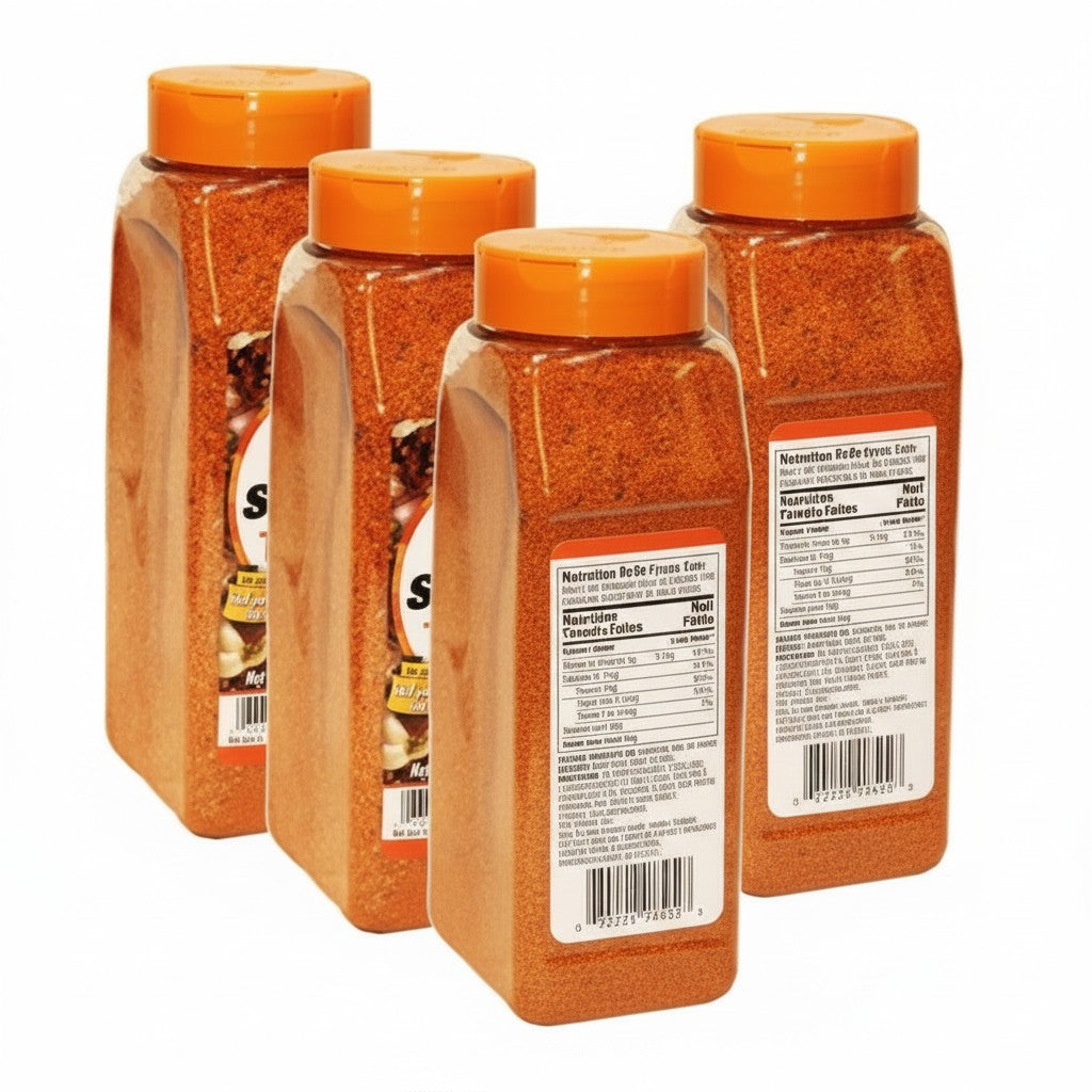 Bodega Badia Sazón Tropical Seasoning with coriander & annatto, no MSG, 1.75 lb shakers, pack of 3.