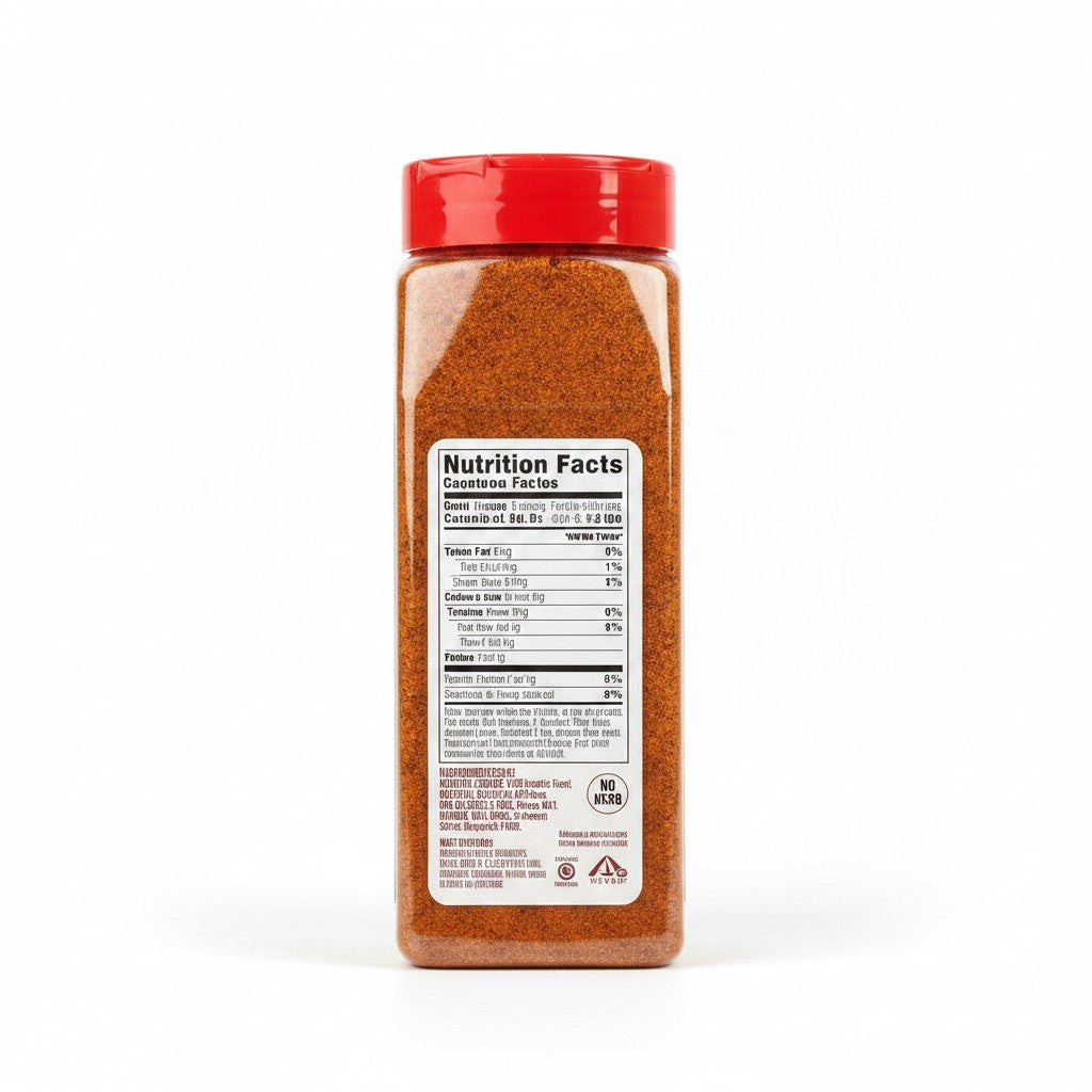 Bodega Badia All Purpose Seasoned Salt in a 2 lb shaker, a blend of salt, garlic, onion, paprika, turmeric, and pepper.