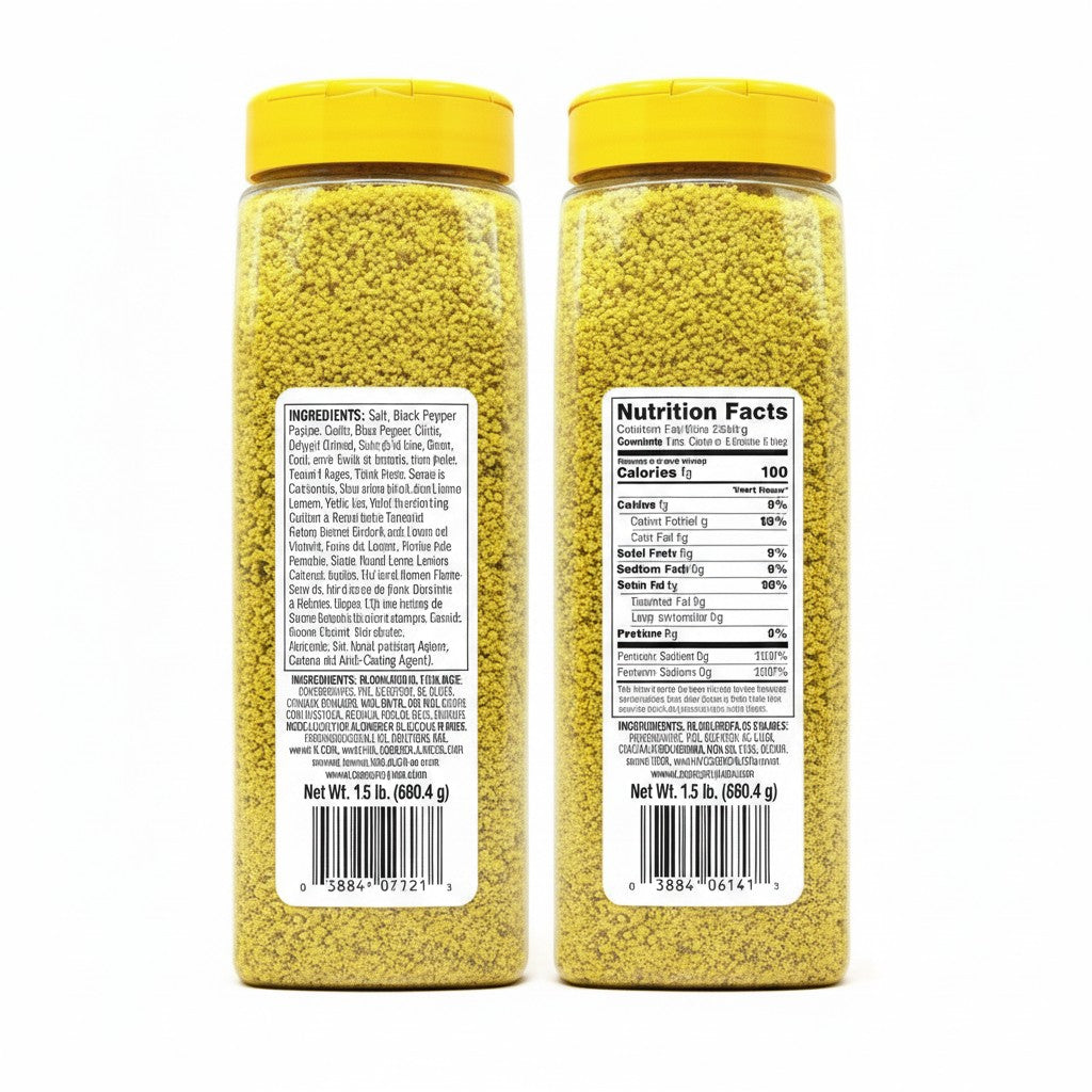 Badia Lemon Pepper Seasoning Mix, 1.5 lb, Pack of 2