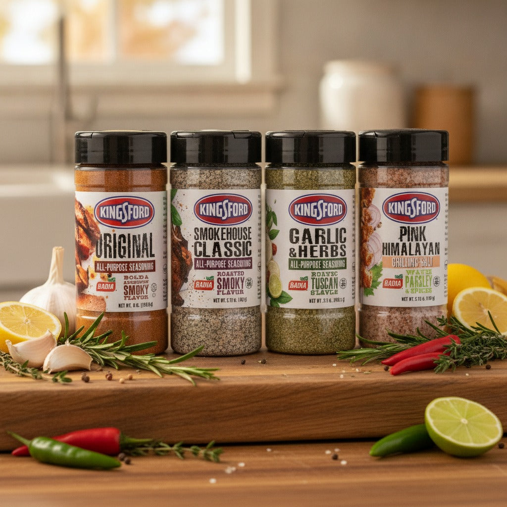 Kingsford Original, Smokehouse Classic, Garlic Herbs & Pink Himalayan Grilling Bundle — lifestyle