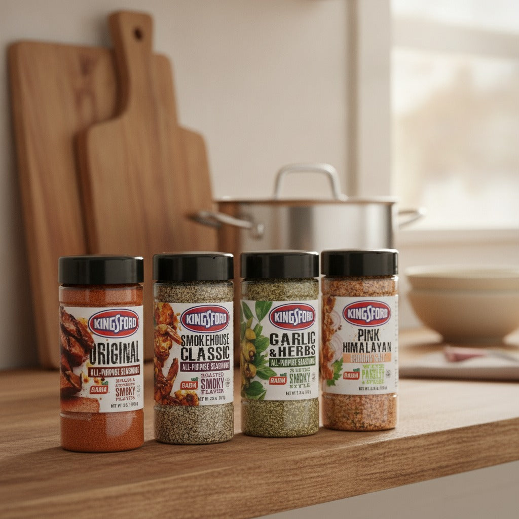 Kingsford Original, Smokehouse Classic, Garlic Herbs & Pink Himalayan Grilling Bundle — lifestyle