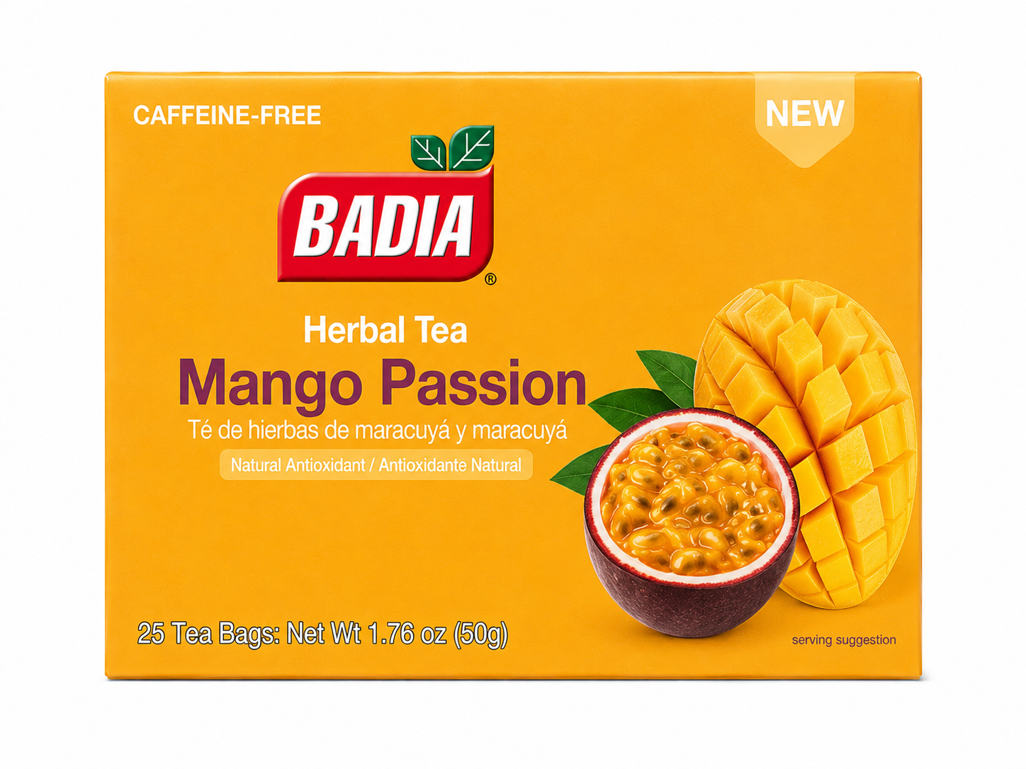 Badia Badia Herbal Tea - Mango Passion — product image