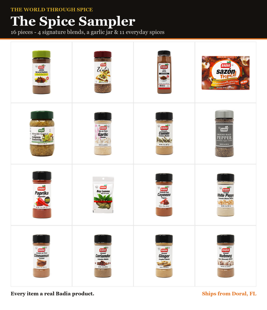 The Spice Sampler — what's inside