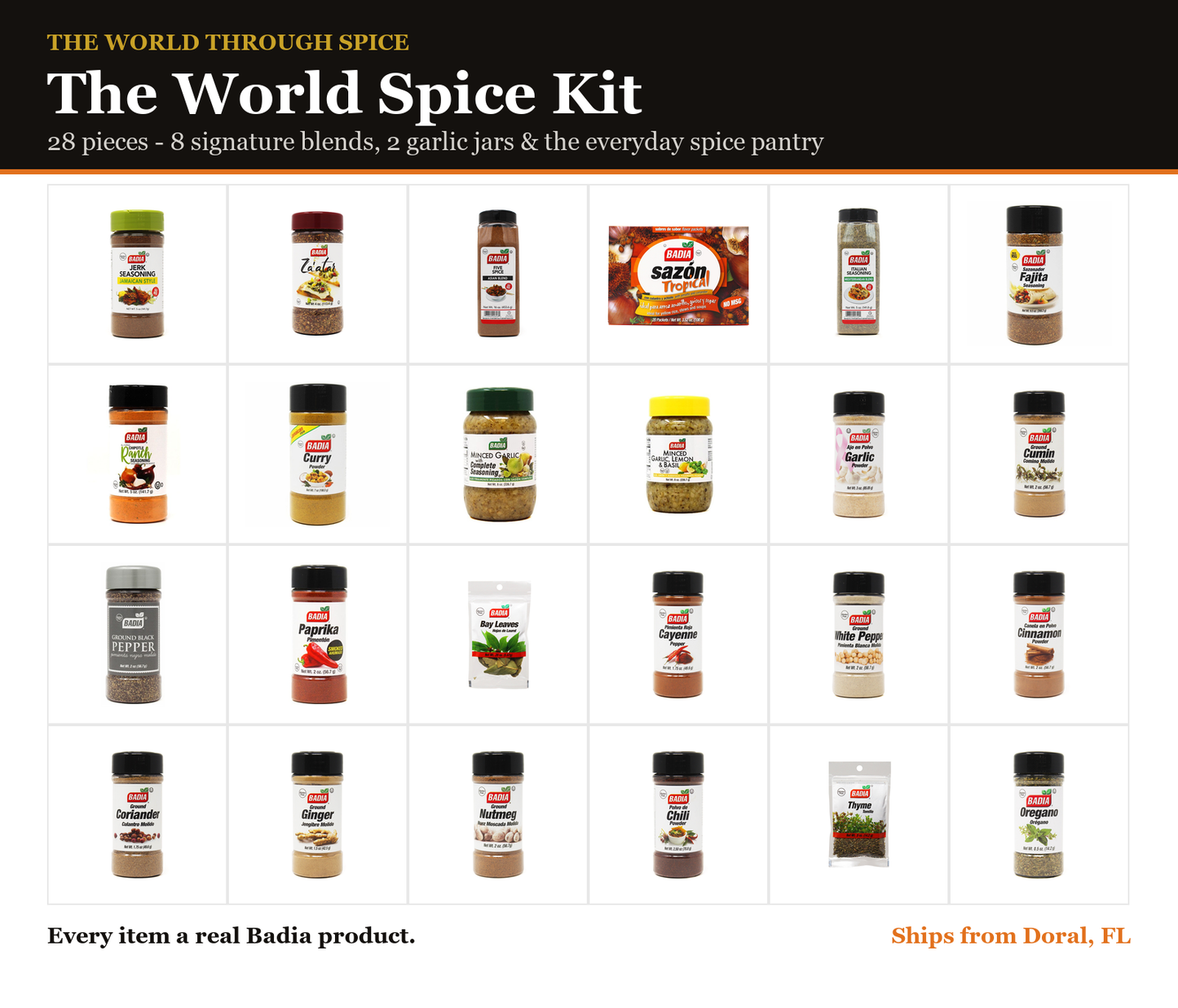 The World Spice Kit — what's inside