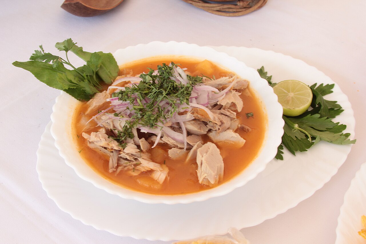 Encebollado presented in Esmeraldas