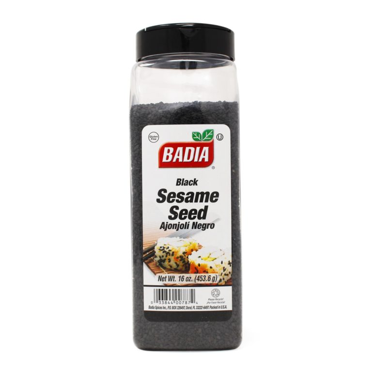 Sesame Seed Hulled Black – 16 oz – Bodega Badia