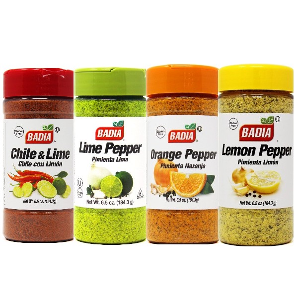  Badia Lime & Orange Pepper Bundle - Lime Pepper 24 Oz