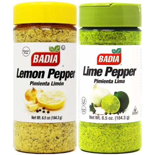 Lemon & Lime Pepper Bundle – 6.5 oz – Bodega Badia
