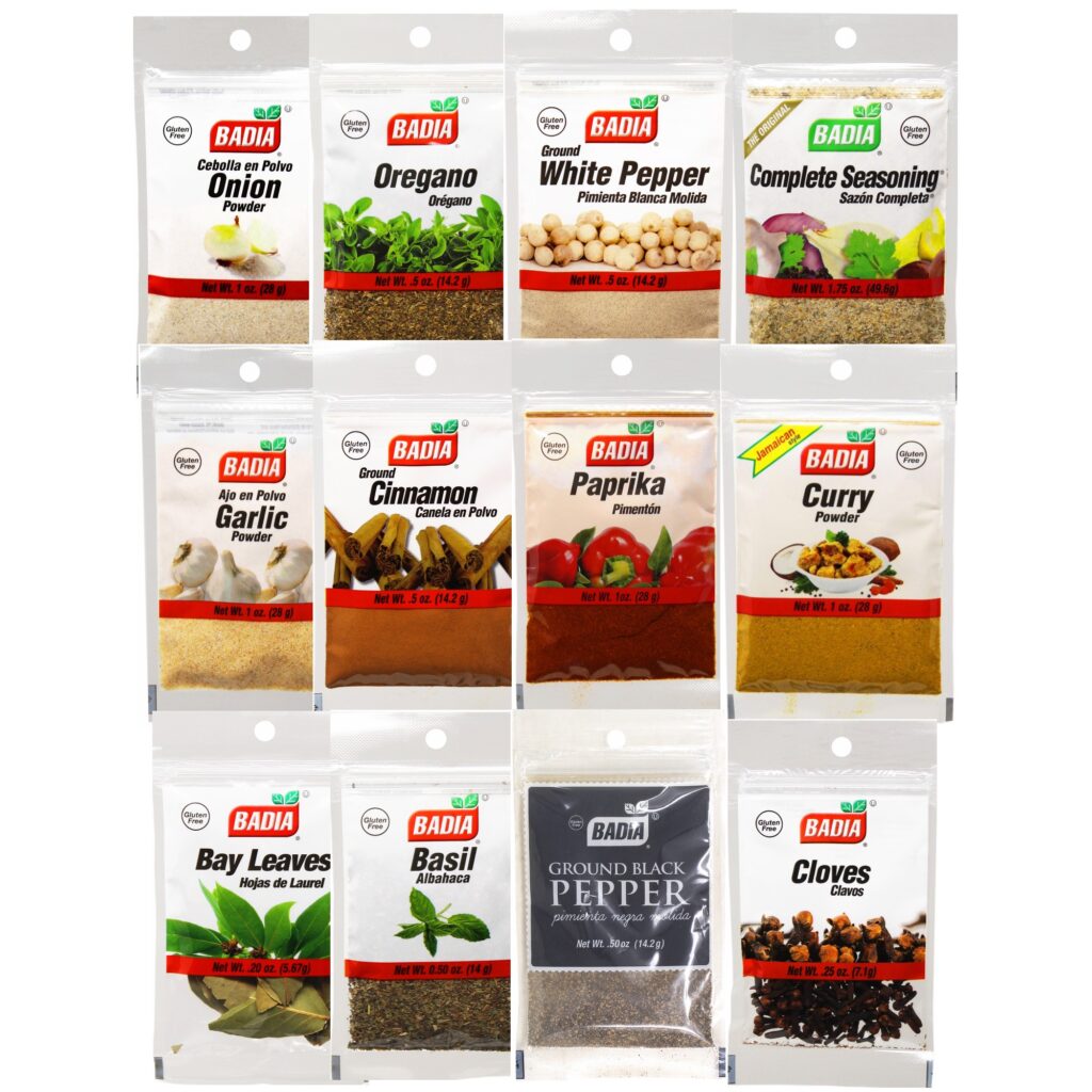 Sampler Spices Bundle 12 units – Bodega Badia