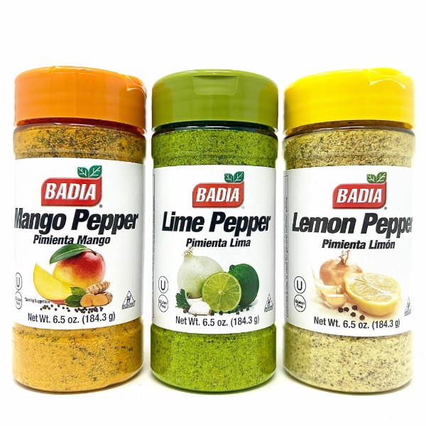 Tropical Trio -Mango Lime Lemon Pepper Bundle – Bodega Badia